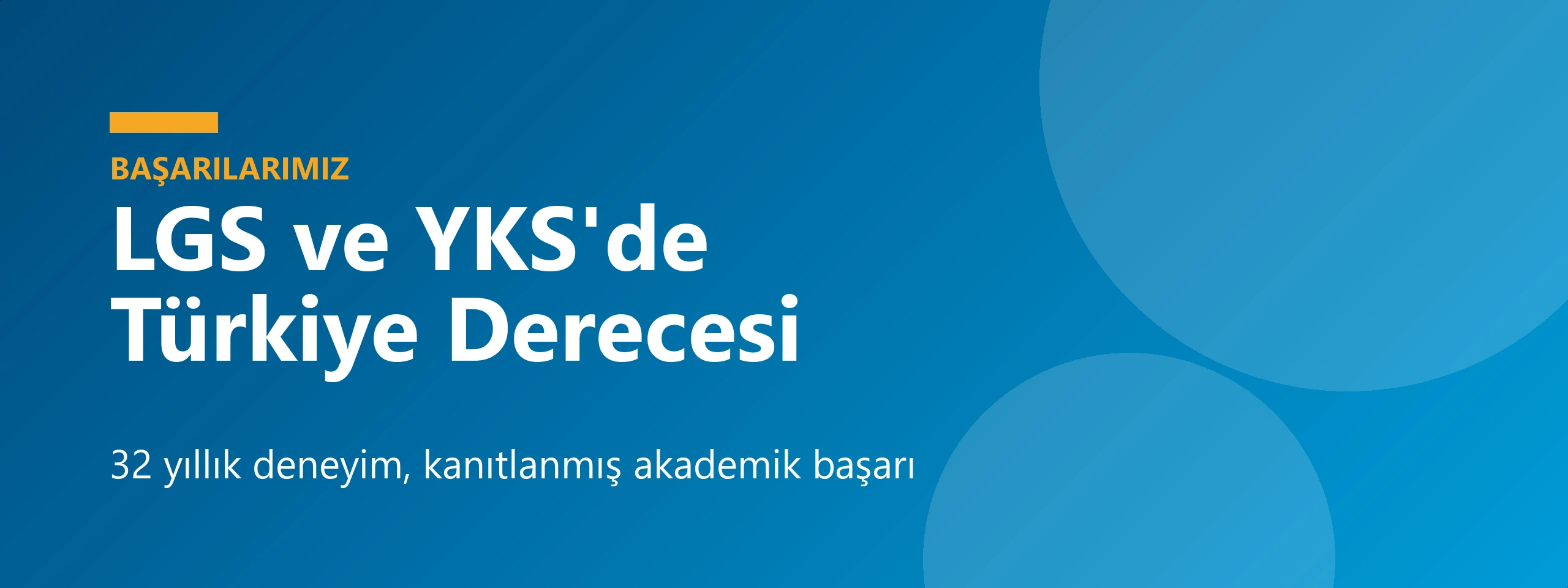 LGS ve YKS'de Türkiye derecesi